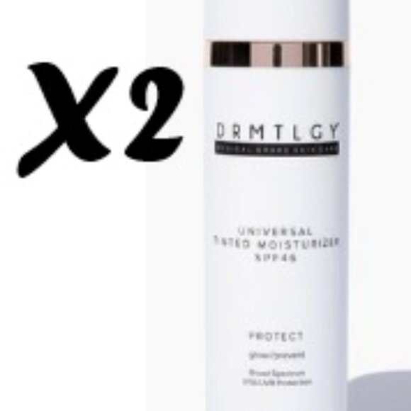 2 BOTTLE OF DRMTLGY UNIVRSAL INTED MOISTURIZER SPF46 - NWT - Picture 1 of 1